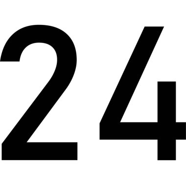 Beyaz arkaplanda izole edilmiş simge