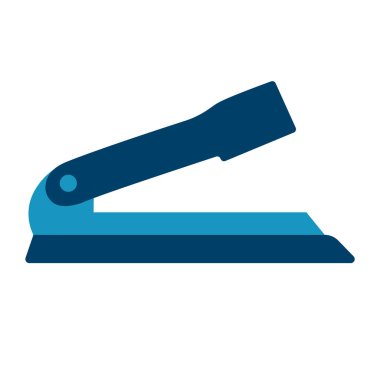 Cartoon Stapler Icon Isolated On White Background