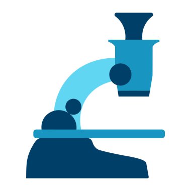 Cartoon Microscope Isolated On White Background