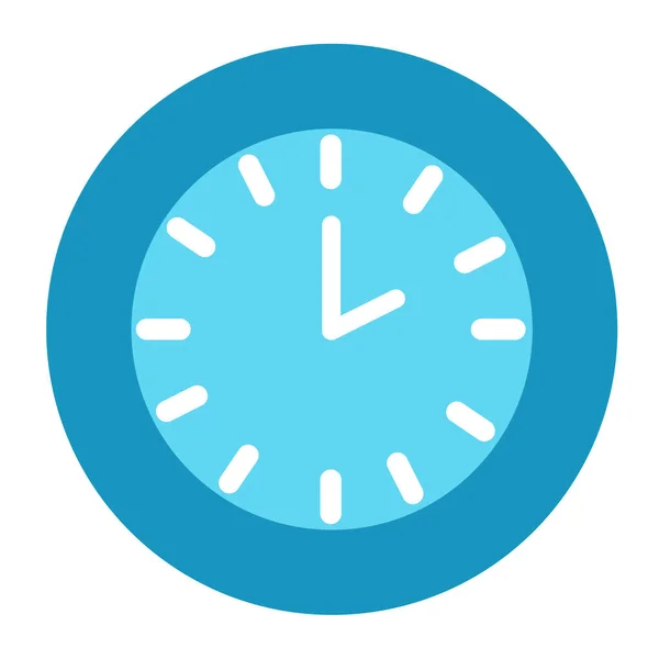 Icono del reloj de dibujos animados aislado sobre fondo blanco — Vector de stock