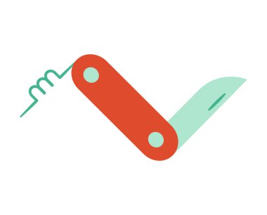 vector emoji set camping vacation icon isolated