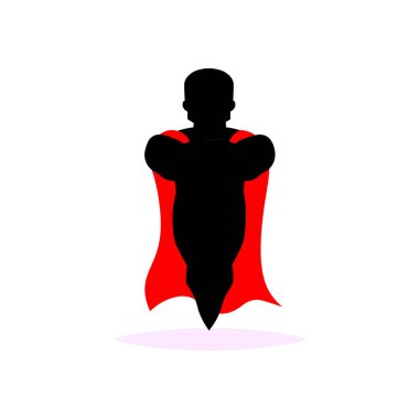 flying superhero vector male character action poses