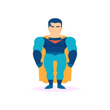 standing superhero vector male character action poses