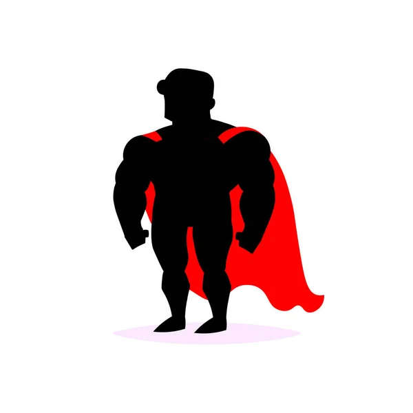 De pie vector de superhéroe personaje masculino de acción plantea — Vector de stock