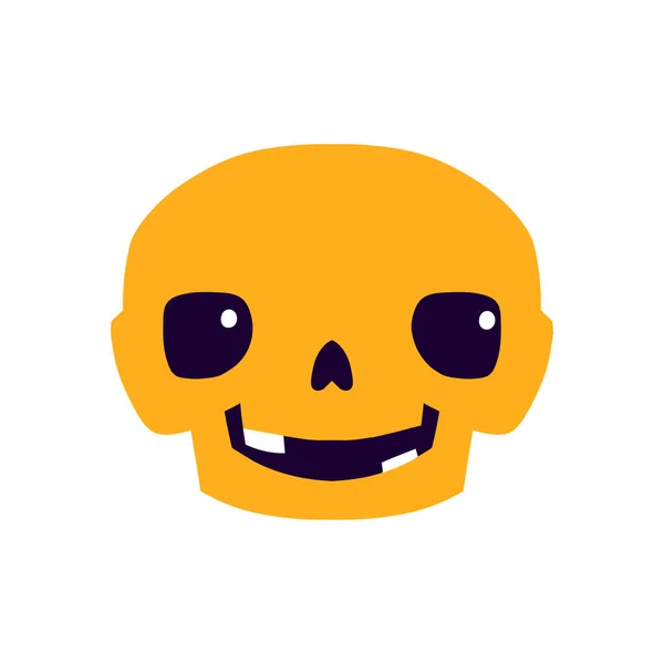 Halloween cultura pop terror vector emoji iconos conjunto — Archivo Imágenes Vectoriales