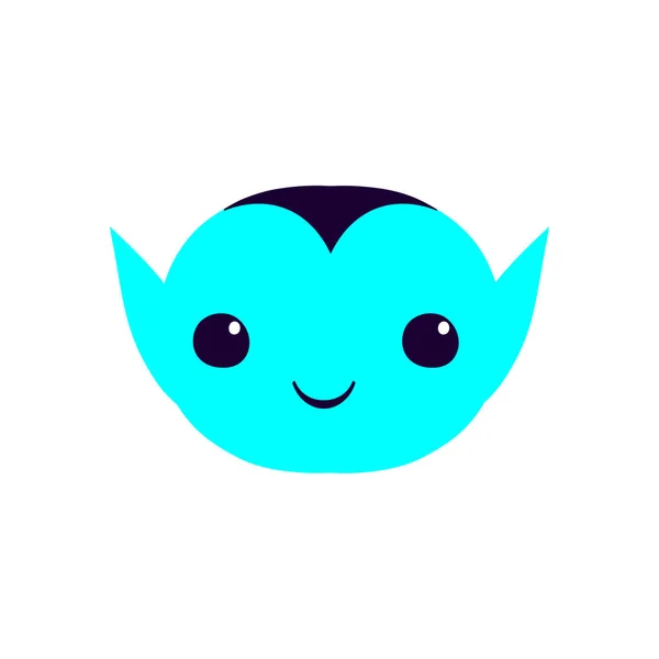 Halloween pop kultúra terror vektor emoji ikonok beállítva — Stock Vector