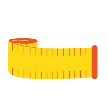 Çizgi film Ölçüm Bantları Emoji Simgesi İzole Resimleri