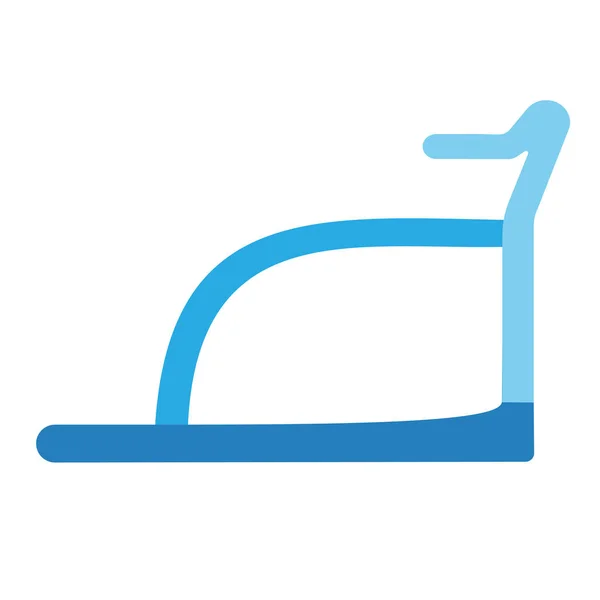 Illustrazione isolata icona Emoji del tapis roulant del fumetto — Vettoriale Stock