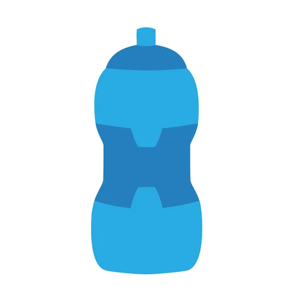 Cartoon Water Bottle Emoji Icon Isolated Illustration — Stock Vector