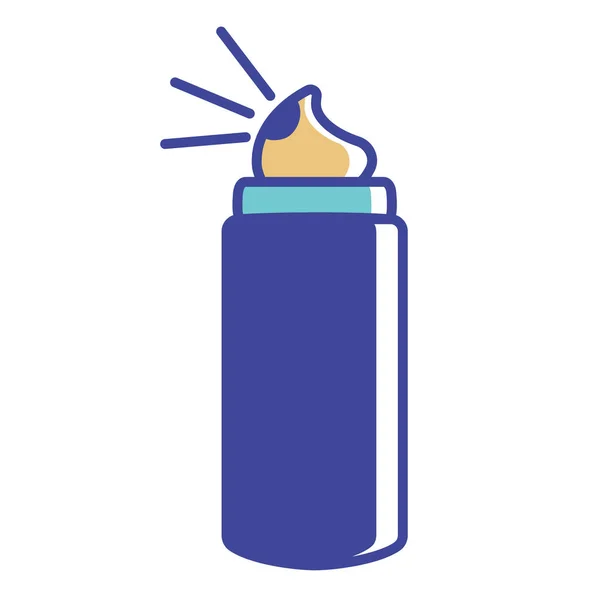 Árbitro dos desenhos animados Spray Icon Ilustração Isolado — Vetor de Stock