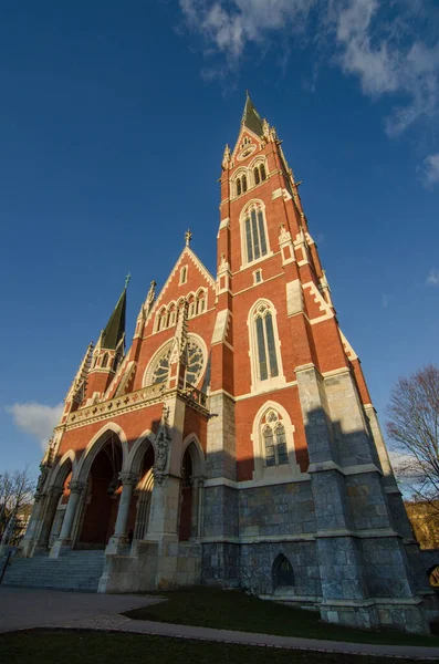 Exterior of Church of the Sacred Heart of Jesus (Herz Jesu Kirche) in Graz, Styria region, Austria