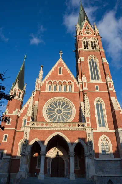 Exterior of Church of the Sacred Heart of Jesus (Herz Jesu Kirche) in Graz, Styria region, Austria