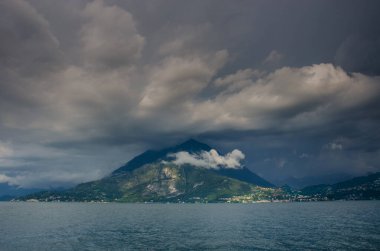Varenna kasabası, Como Gölü, Lombardy, İtalya