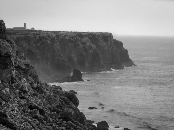 Wild Undiscovered Beaches Cliffs Algarve West Coast Lagos Portugal — Stock Photo, Image