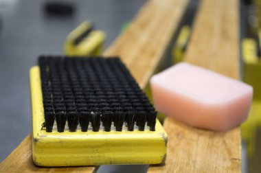 Fırça sünger ve balmumu Kayak snowboard