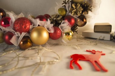 Noel çelenk dekor yeni yıl