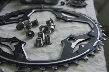 araçları ve bölümleri onarım için bir bisiklet