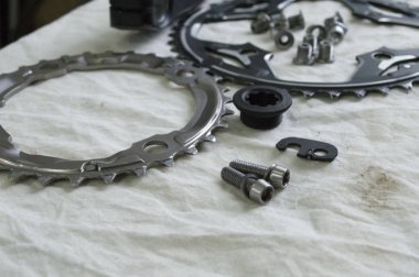 araçları ve bölümleri onarım için bir bisiklet