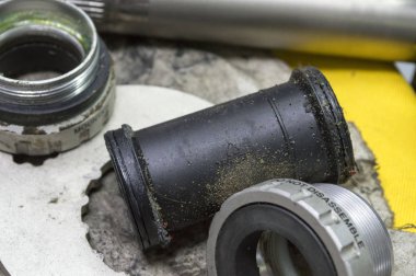 araçları ve bölümleri onarım için bir bisiklet