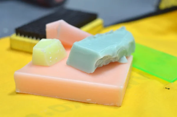 Fırça sünger ve balmumu Kayak snowboard