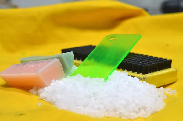 Fırça sünger ve balmumu Kayak snowboard