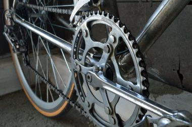 yakın çekim, vintage Bisiklet ayrıntılarını