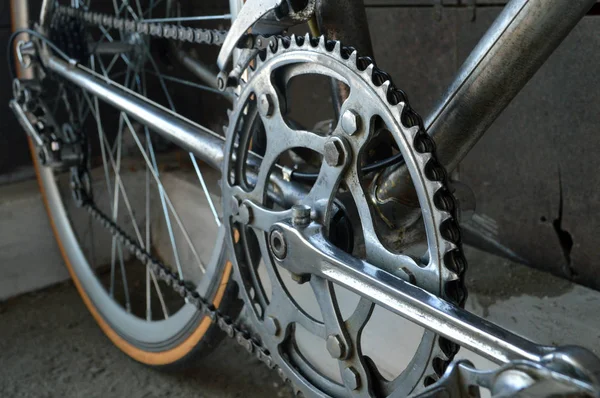 yakın çekim, vintage Bisiklet ayrıntılarını
