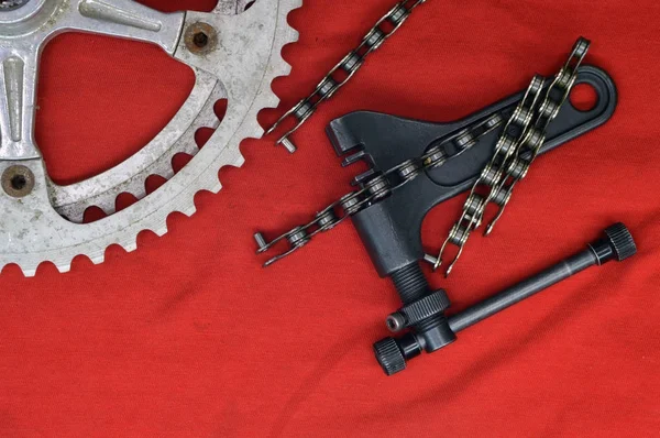 araçları ve bölümleri onarım için bir bisiklet