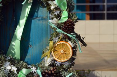 Noel çelenk dekor yeni yıl