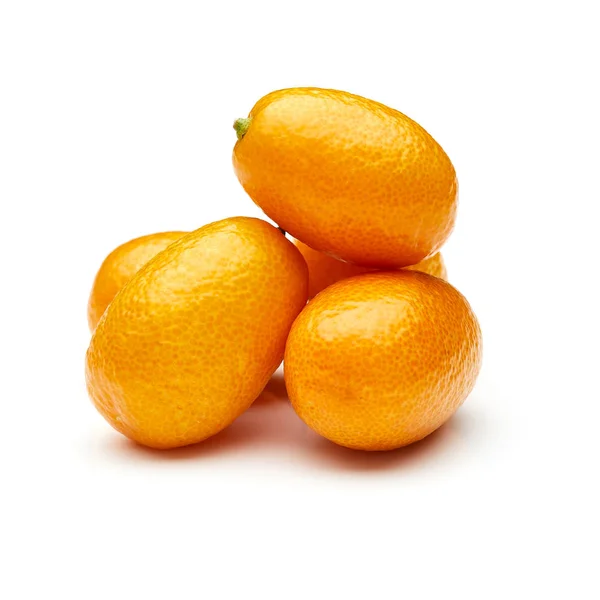 Kumquat Geïsoleerd Witte Achtergrond — Stockfoto