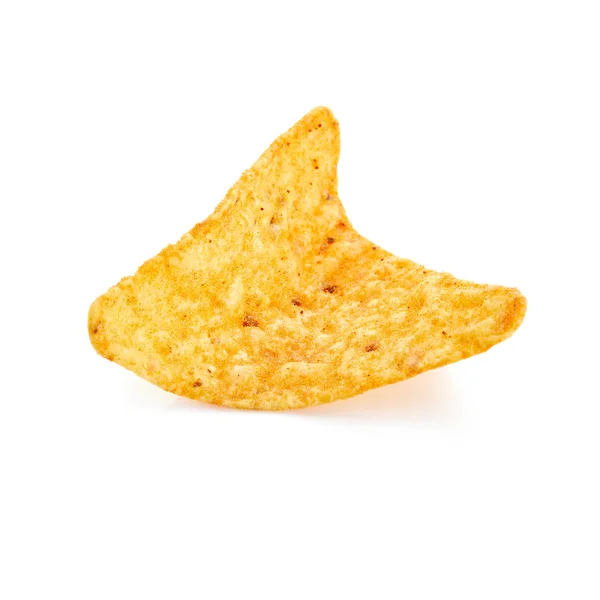 Tortilla Chips Elszigetelt Fehér Background — Stock Fotó