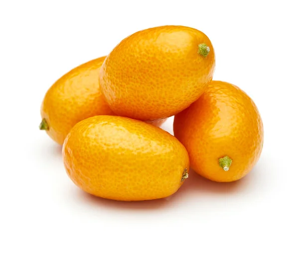 被白色背景隔离的Kumquat — 图库照片