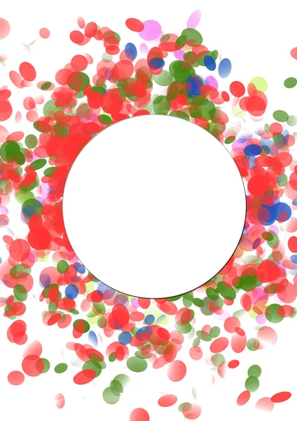 Explosión de confeti y serpentina Fondo de celebración colorido — Foto de Stock