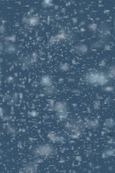 falling snow in the night sky. The magic of christmas card backg