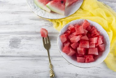 karpuz parçalar kase