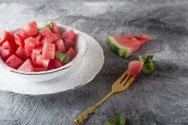 karpuz parçalar kase