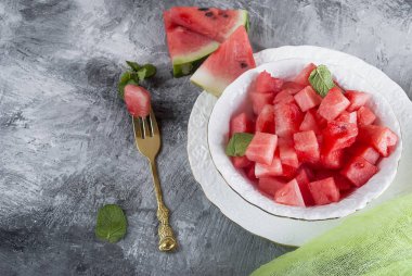 karpuz parçalar kase