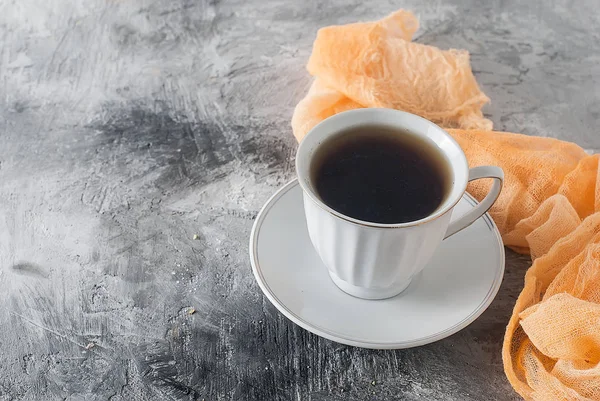 Taza de té negro o café — Foto de Stock