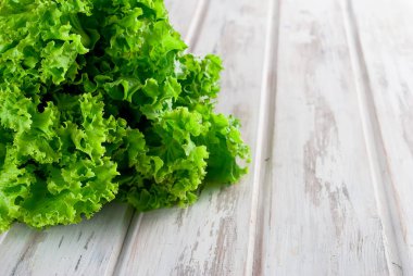 Taze yeşil l salata yaprakları