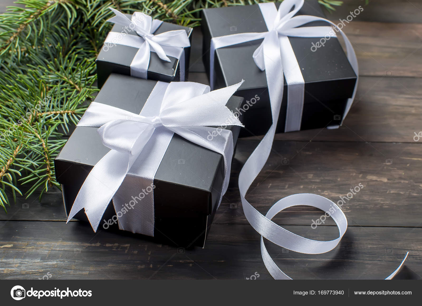 gift box and ribbon