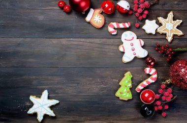 Noel ev yapımı zencefilli kurabiye