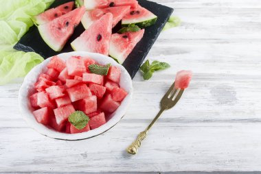 karpuz parçalar kase