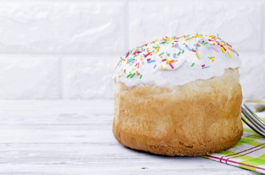 Paskalya kek ve Paskalya için yer ayarı