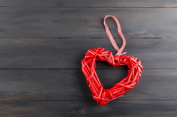 San Valentino decorazione su sfondo vecchio — Foto Stock