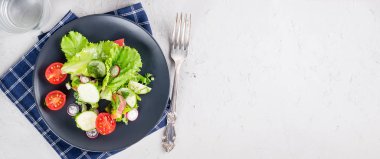 sebzeli ve sebzeli salata