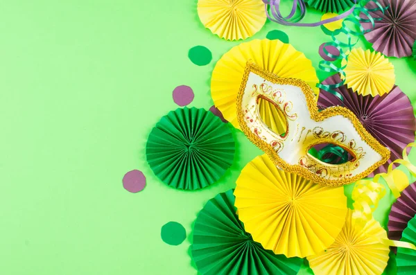 Fondo colorido de mardi gras o carnaval — Foto de Stock