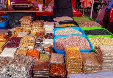 shop of different kind of seeds