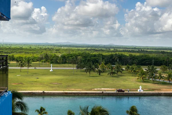 Vista desde lo alto del bosque — Foto de Stock