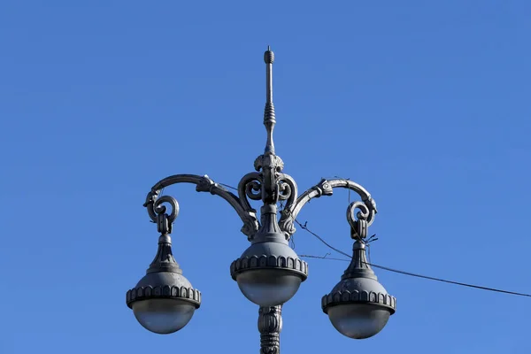 Dans Style Classique Une Belle Lampe Parc — Photo