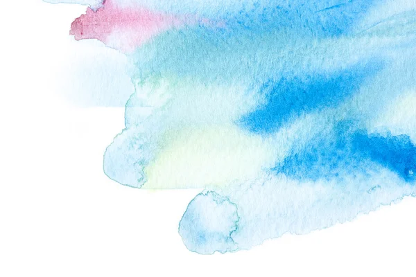 Abstrait aquarelle coup de pinceau fond . — Photo